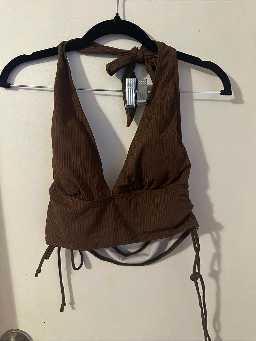 Women’s Halter Swim SET in Brown